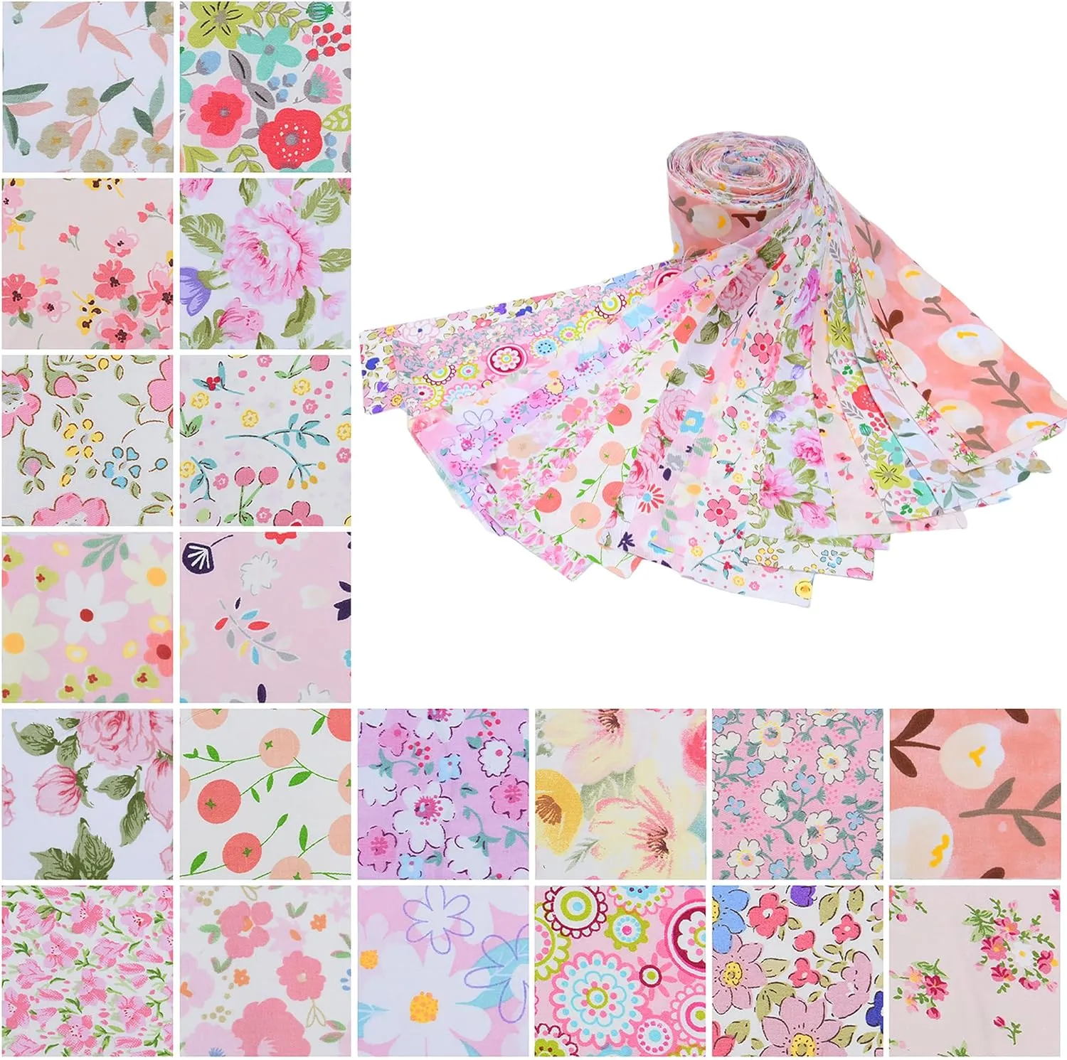 100% Cotton Fabric，Jelly roll Fabrics for Quilting，Fabric，Quilting Fabric，Moda Fabrics