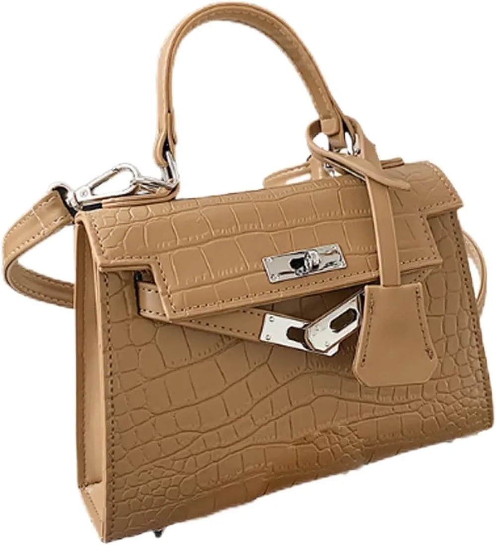 1pcs Cross Body Bag With Crocodile Pattern Portable Small Square Bag Leather Crossbody Bag Shoulder Bag Designer Handbags