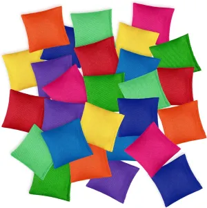 27 PCS Small Colorful Nylon Bean Bags Bulk Bean Bag Hand Toss for Sports Outdoor