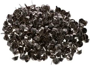 300 Pcs 15mm Silver Metal Bag Feet Studs Purse Feet Handbag Feet Nailheads Stud Spike Nailheads for Leather Craft