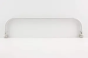 3dancraftit 20 inch Silver aluminous Tubular Internal Hinge Doctor Bag Frame Purse Kiss Clasp Lock Frame for Bag Making Repairing Z6