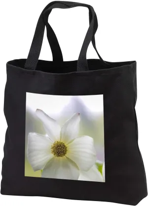 3dRose USA, WA, Seabeck. Pacific dogwood blossom close-up. - Tote Bags (tb_332401)