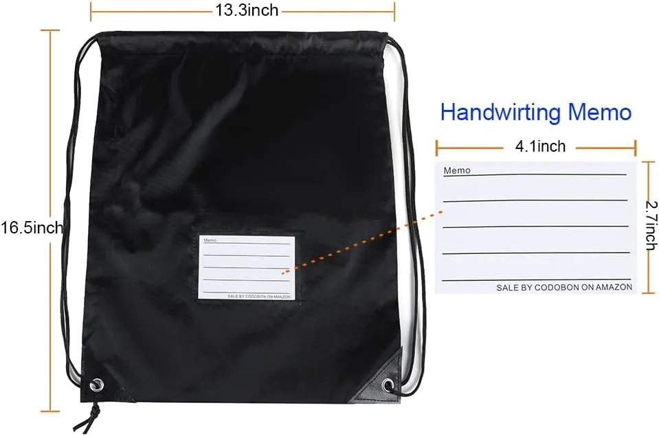 50 Pcs Drawstring Bags,Bulk Draw String Backpack, Cinch Bag Sackpack for Travel Gym Sport, 10 Colors