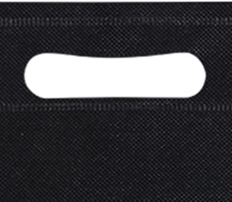 50Pcs Die Cut Non Woven Bags, Eco Friendly Flat Mouth Tote Bags, Non Woven Fabric Garment Bags, Premium Quality Reusable Gift Bags, Multi Color Reusable Tote Gift Bags for Shop