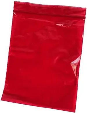 8" x 10" Red 100 Resealable Plastic Bags Durable Storage for Crafts, Tools, Office Supplies, Small Parts, Travel, and Holiday Packaging – sku: r810rd-100