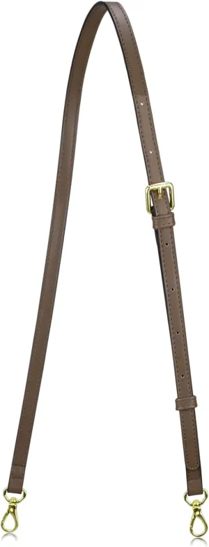 Allzedream Leather Purse Strap Replacement Crossbody Handbag Long Adjustable (Coffee)