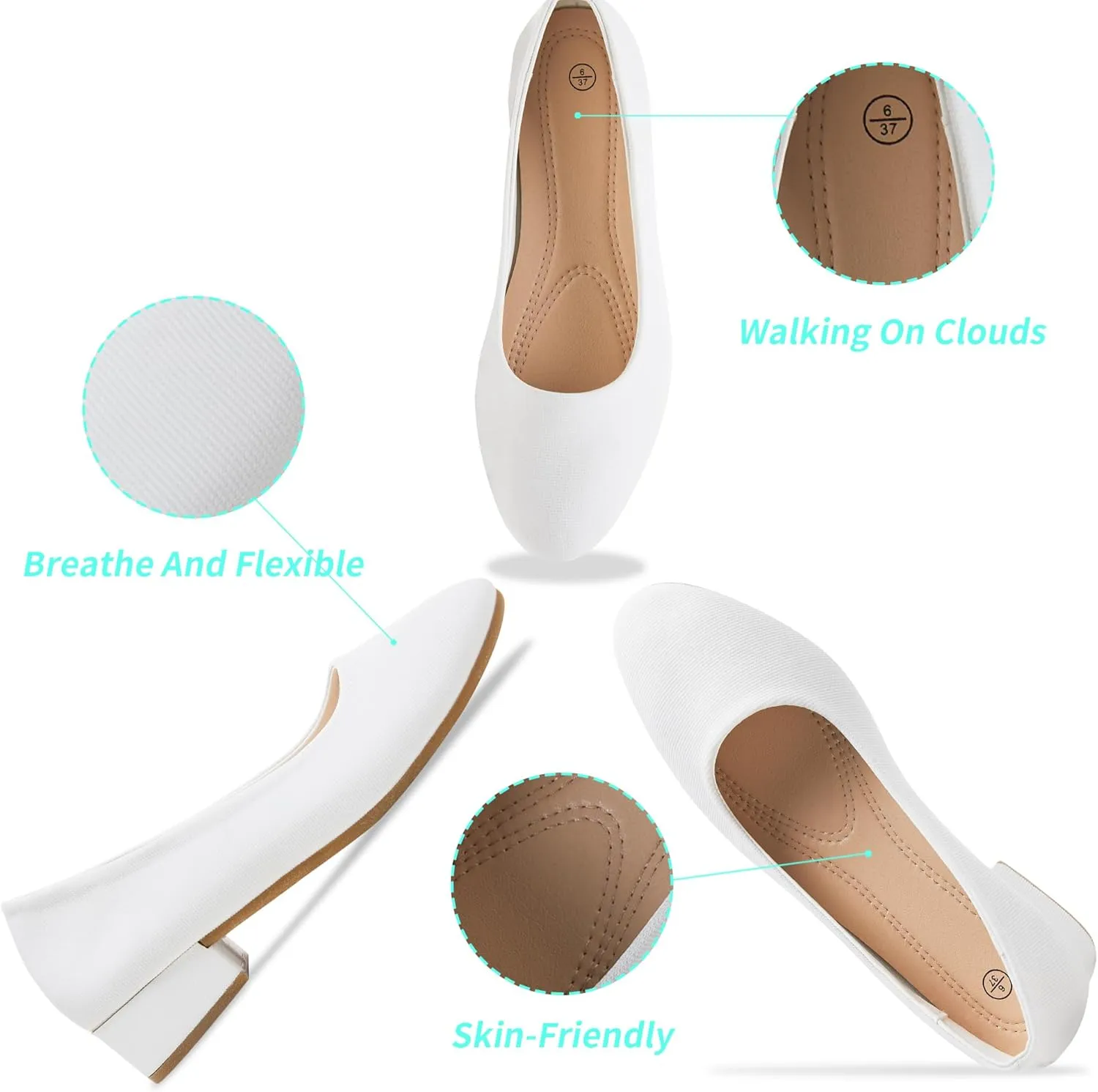 ALTOCIS Women’s Low Block Chunky Heels Pumps Ladies Elegant Closed Round Toe Pumps Shoes Low Platform Office Pumps Shoes