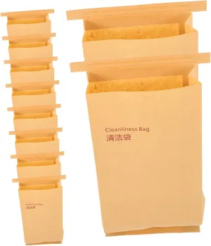 Amosfun Motion Sickness Car Garbage Bags 50pcs Disposable Barf Bags Travel Vomit Bags Easy to Wrap for Emergencies