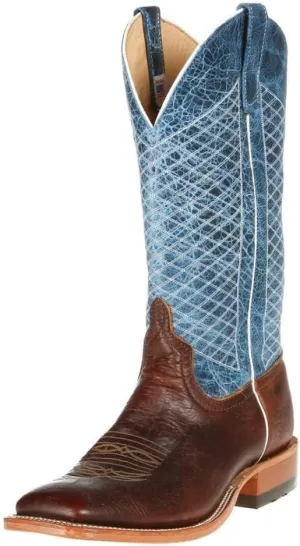 Anderson Bean Men's Mike Tyson Bison Cowboy Boots Brown 10 D
