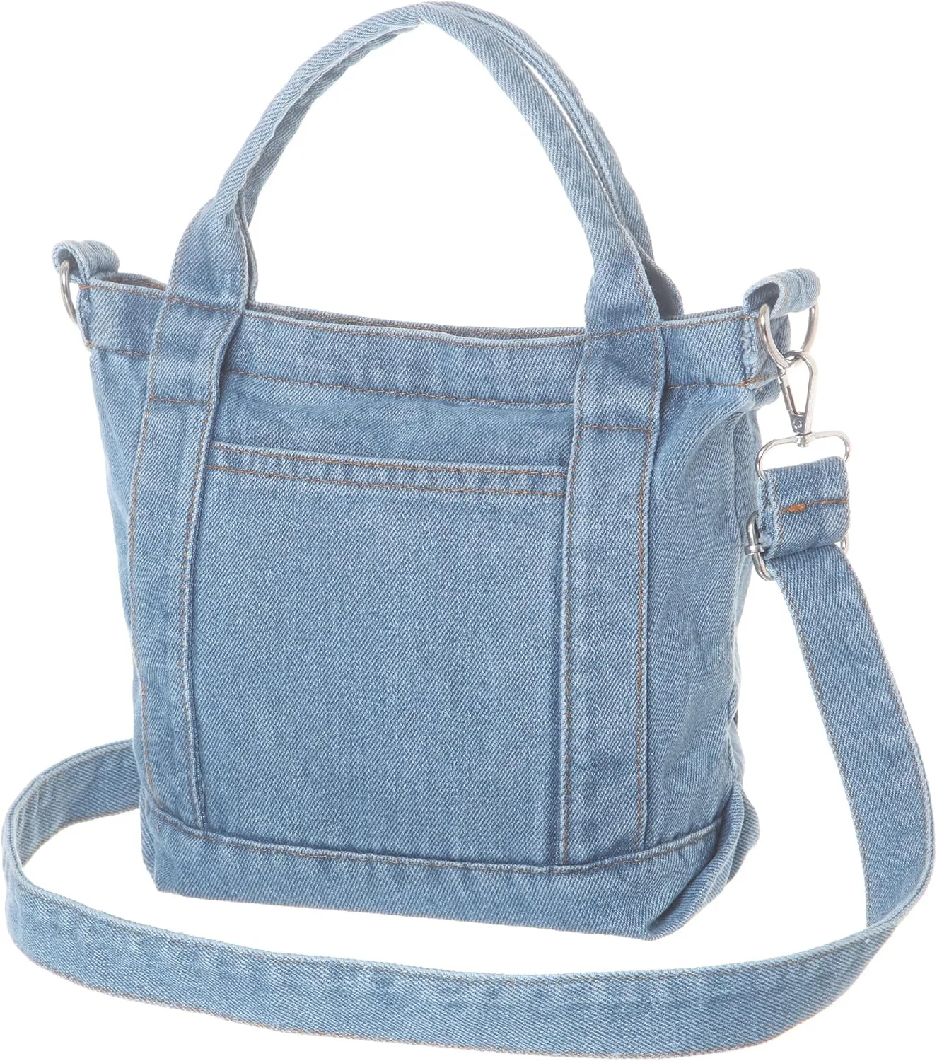 AOCINA Denim Purse Jean Tote Bag for Women Crossbody Shoulder Weekend Bags Denim Purses and Handbags for Women