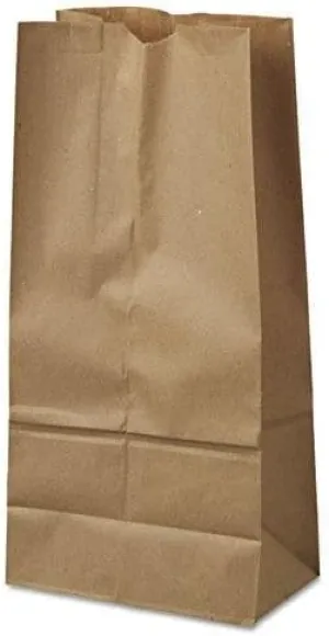 BAG 16# Paper Bag, 40lb Kraft, Brown, 7 3/4 x 4 13/16 x 16, 500/Pack (GK16500)