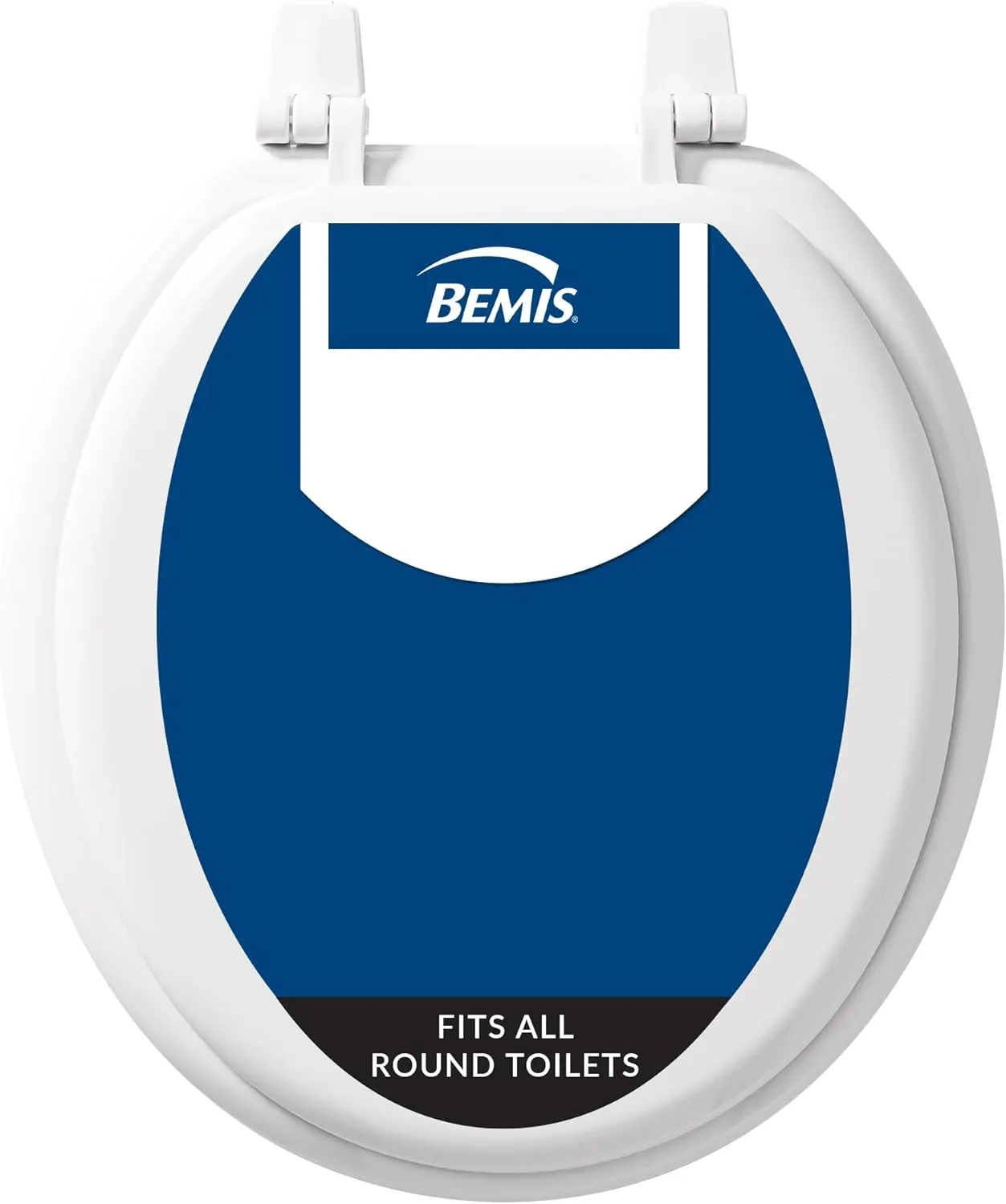 Bemis 400TTA Economy Durable Wood Toilet Seat, Round, White