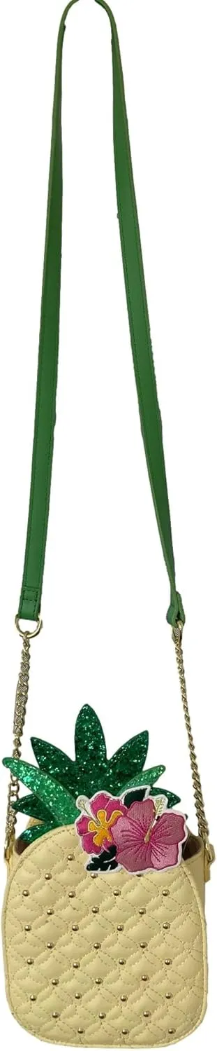 Betsey Johnson XO Shaped Crossbody Purse Handbag for Women & Girls