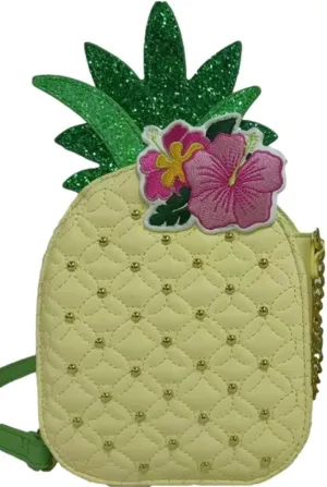 Betsey Johnson XO Shaped Crossbody Purse Handbag for Women & Girls