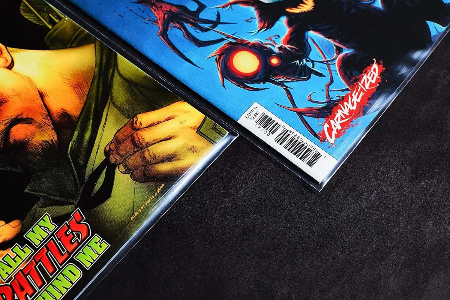 Big Fudge Comic Book Bags and Boards - Comic Book Storage Sleeves - Resealable Toploader Bag Plastic Protector Sleeves - Hard Backing Board - Cover Protectors - Comics After Silver Age or Gold Age