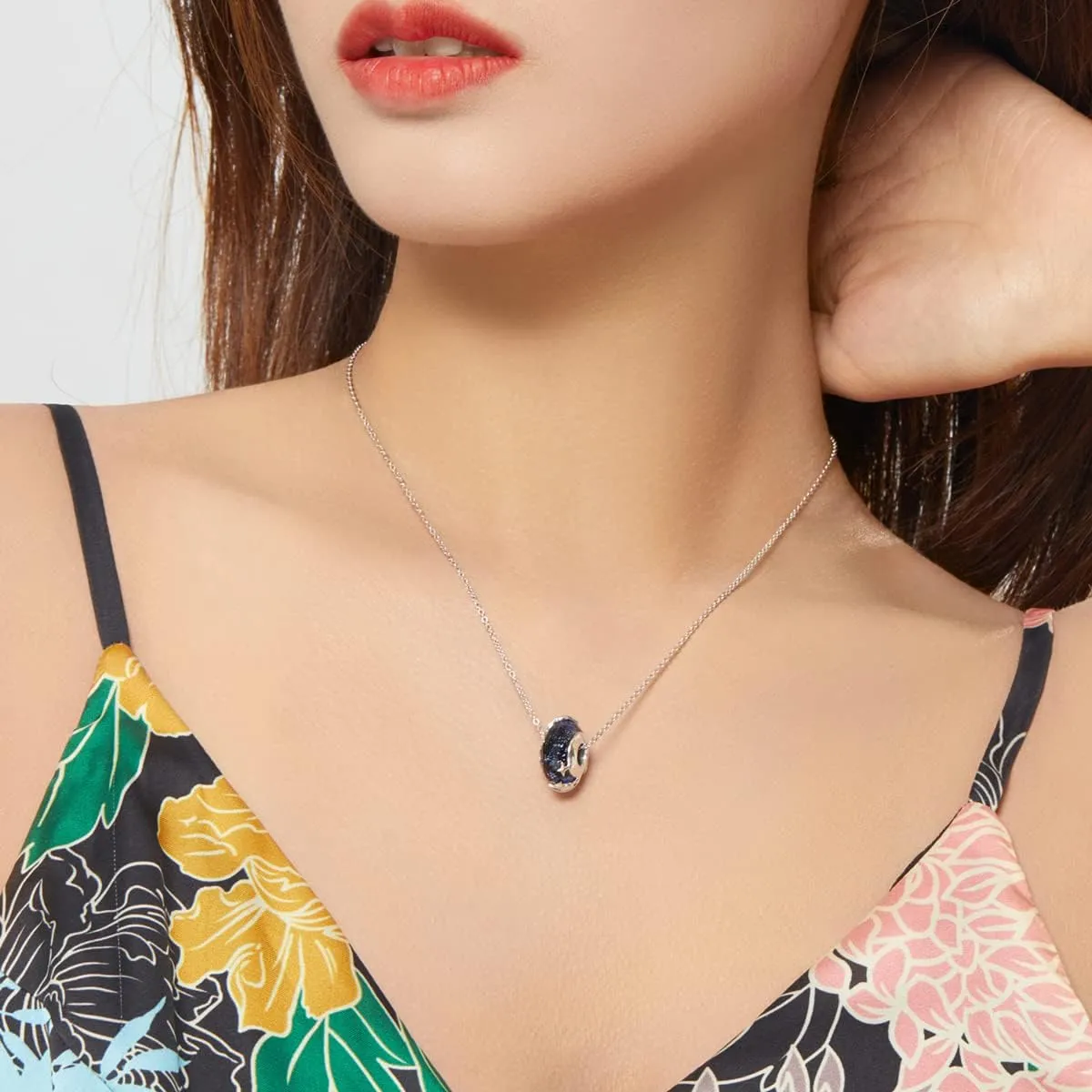 BISAER 925 Sterling Silver Charms for Bracelets Cat Coffee Cup Rose Flower Animal Beads Charm Jewelry Gifts for Women