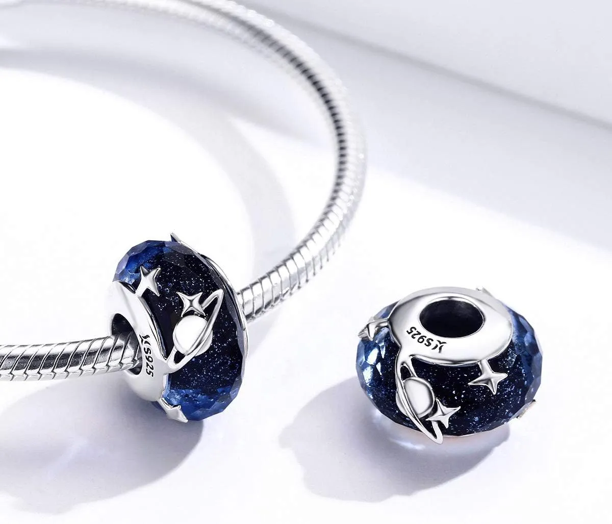 BISAER 925 Sterling Silver Charms for Bracelets Cat Coffee Cup Rose Flower Animal Beads Charm Jewelry Gifts for Women