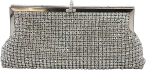 Bling Rhinestone Purse Bags Dumpling Clutch Purses for Women Formal Wedding Party Prom Evening Handbags