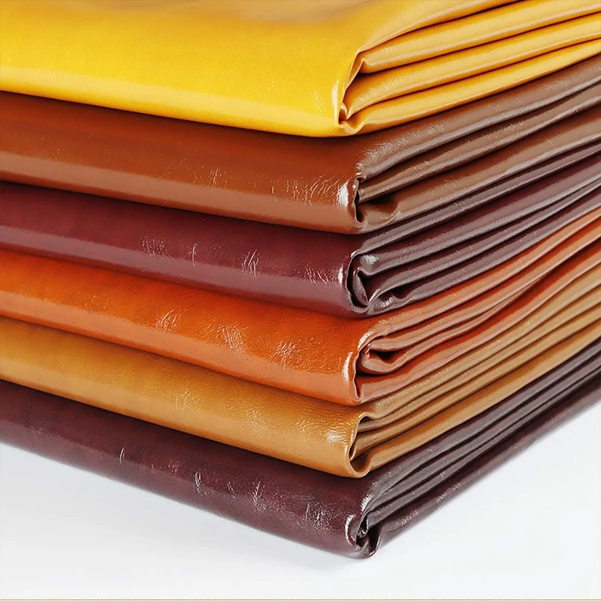 Bright Solid Color Oil Wax Faux Leather Fabric Upholstery by Meter, Waterproof Soft Synthetic PU Fabric for Crafts DIY Headboard Chairs Sofa Repair 138x100cm 54''x39''(Color:18 RED)