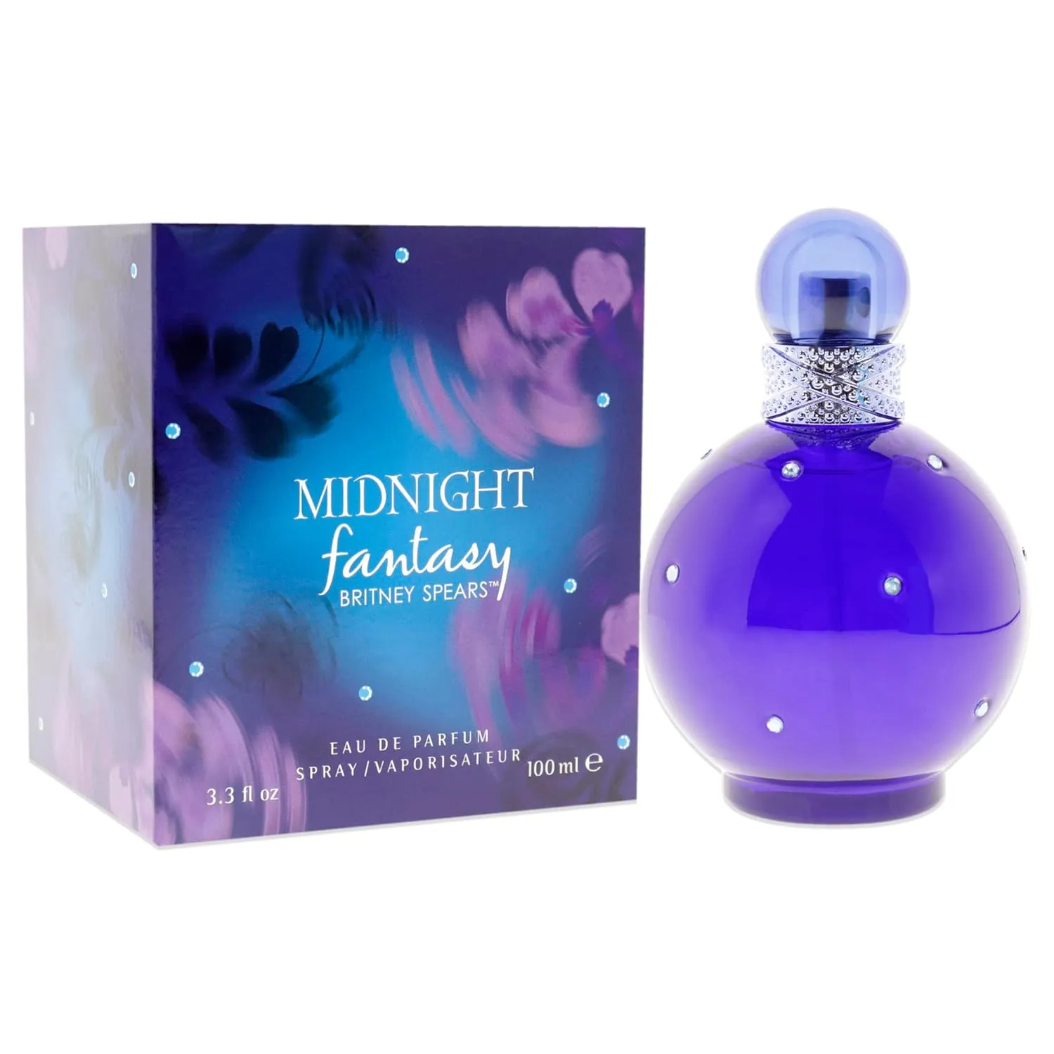 Britney Spears Women's Perfume, Midnight Fantasy, Eau De Parfum EDP Spray for Women, 3.3 Fl Oz