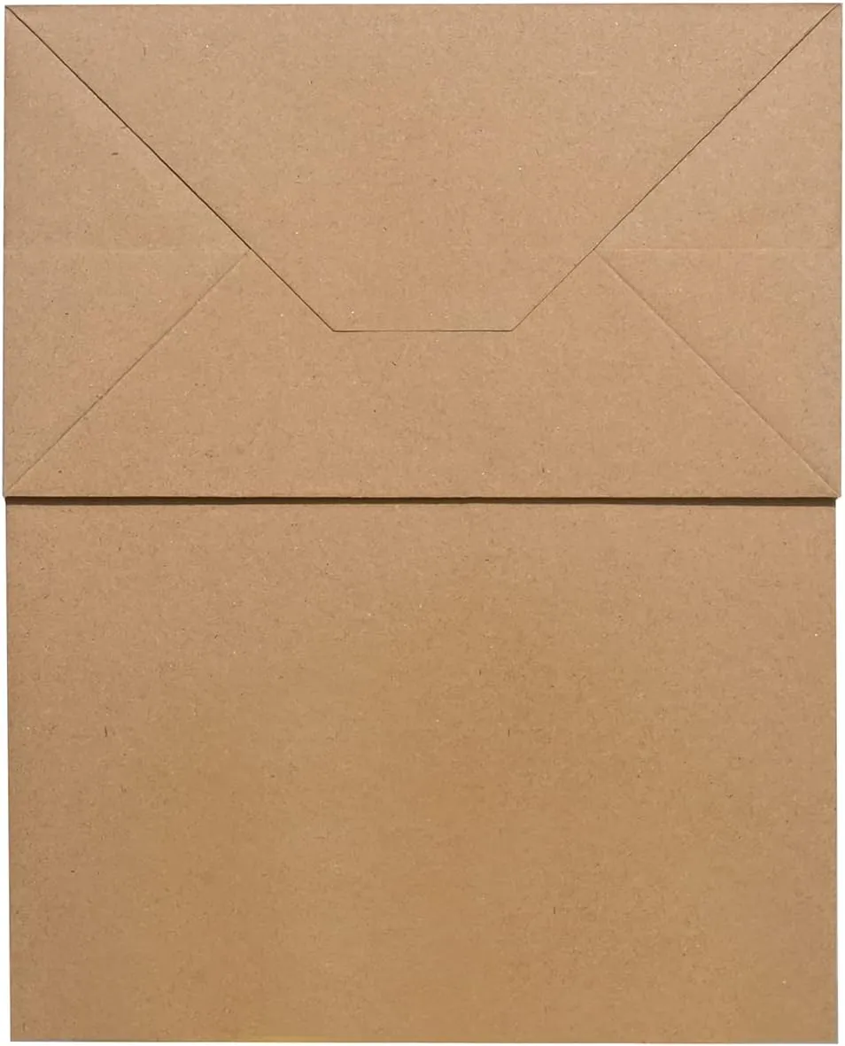 Brothersbox Brown Paper Bags with Handles Bulk 100PCS Kraft Paper Gift Bags, 8x4.76x10 Inch Medium Size, Perfect for Crafts, Gifts, To-Go Orders, and Eco-Friendly Use