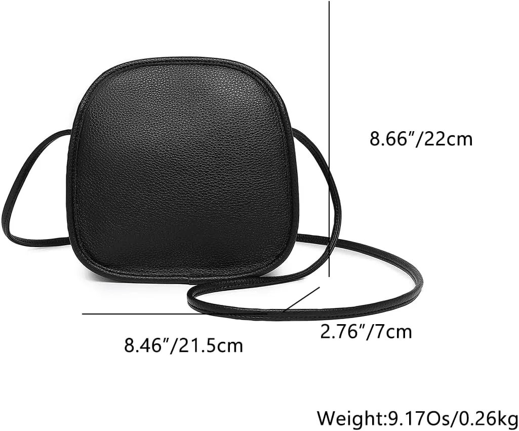 Canvas Small Round Bag—Unique Round Design Women's Crossbody Bags for Fashion and Large Capacity