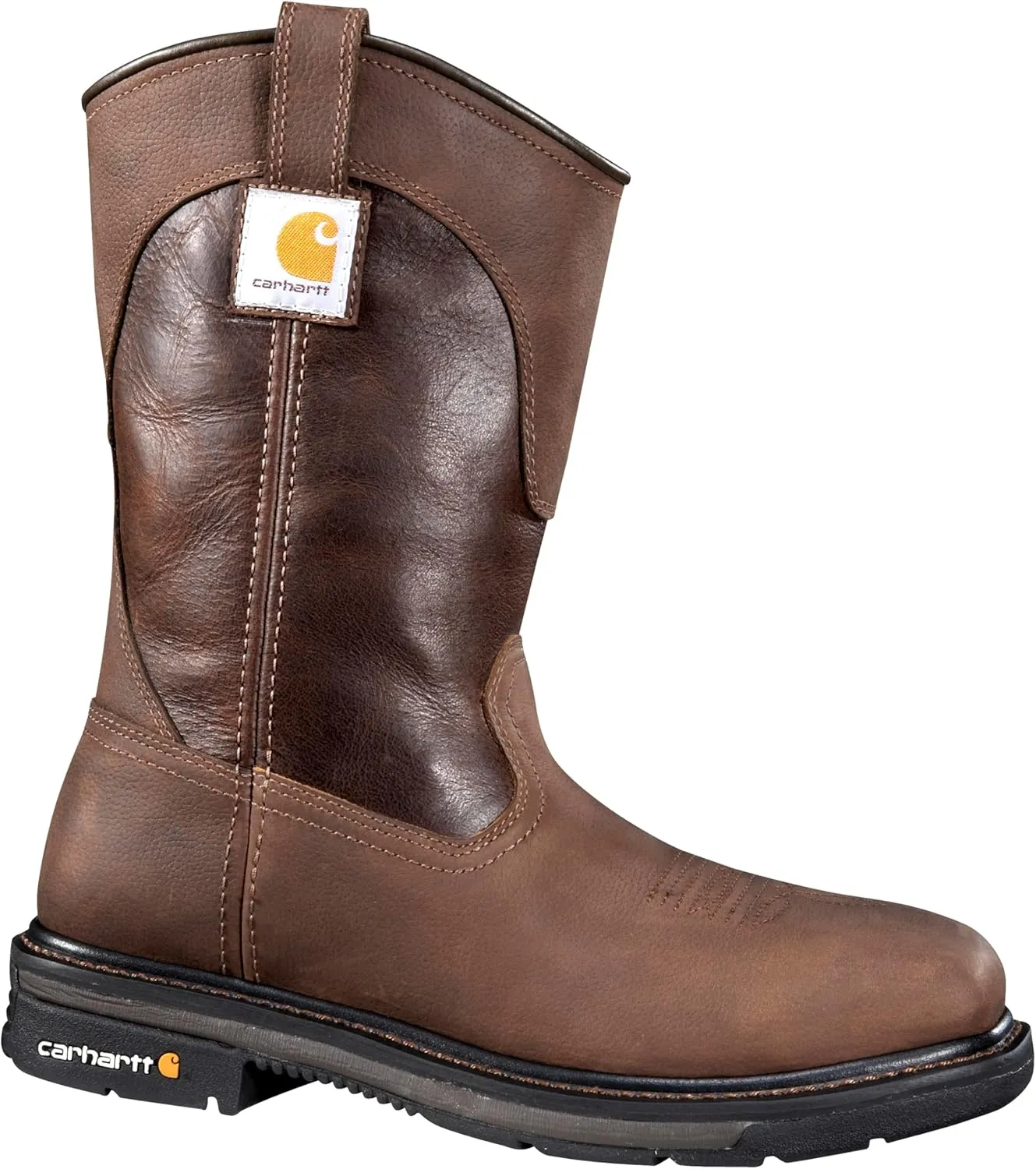 Carhartt Men's 11-inch Wellington Square Safety Toe Leather Work Boot Cmp1218