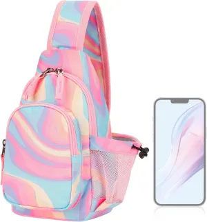 Choco Mocha Kids Sling Bags for Girls Crossbody Bag Girls Purses for Kids 8-10 10-12