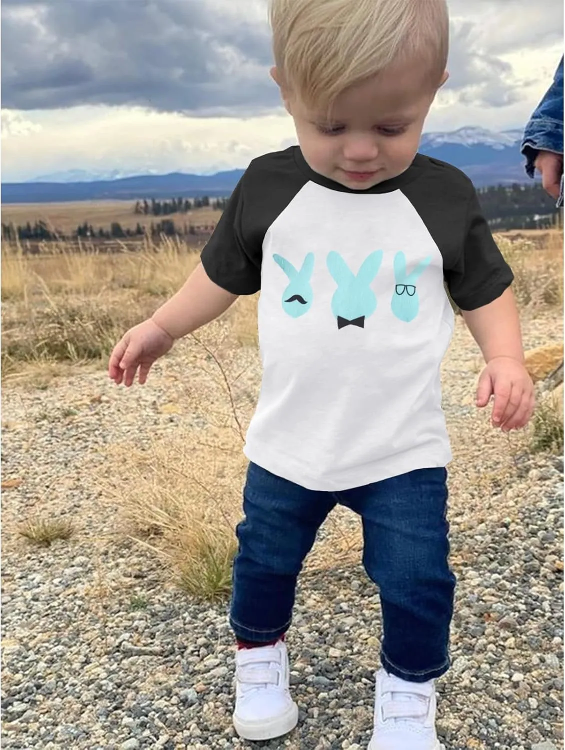 CM C&M WODRO Toddler Baby Boys Pants Sets Infant Bunny Printed Newborn Easter Outfit Spring Fall Winter 0-24M Months
