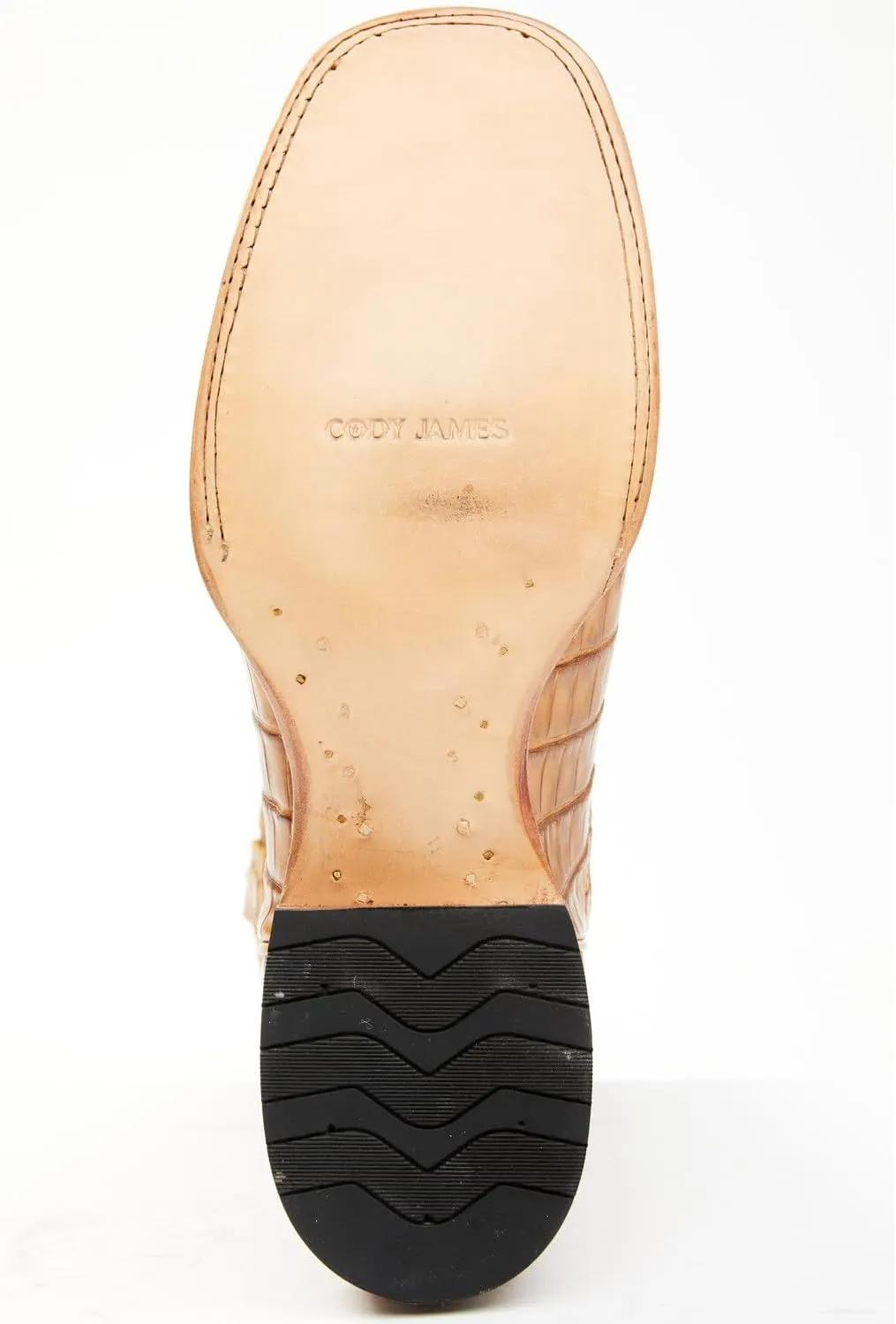 Cody James Men's Caiman Cognac 12" Exotic Western Boot Broad Square Toe - Asr21-22
