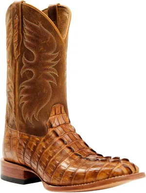 Cody James Men's Caiman Cognac 12" Exotic Western Boot Broad Square Toe - Asr21-22
