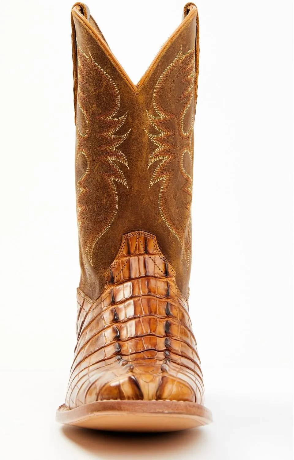 Cody James Men's Caiman Cognac 12" Exotic Western Boot Broad Square Toe - Asr21-22