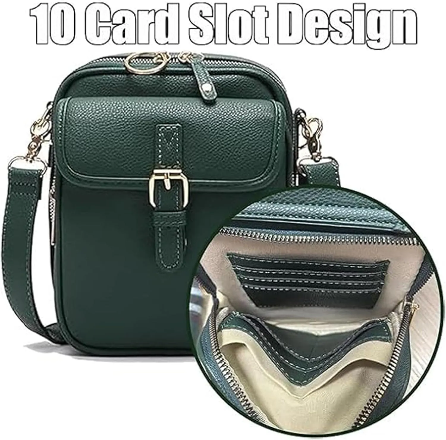 Collaboraten1 Crossbody Leather Bag, Collaborateamtojoyride Urva-shi Collaboration Anti Theft Shoulder Bags Built In Wallet