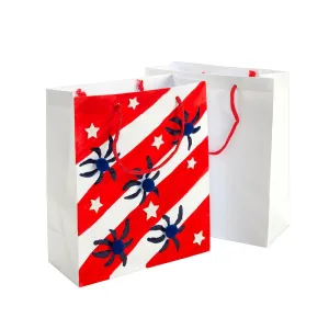 Colorations® White Craft Paper Bags with Handle, Set of 24 Bags, Ready to Decorate and Create Unique, Personal Designs, At school, home, lunchtime, field trips, playdates, party favor bags