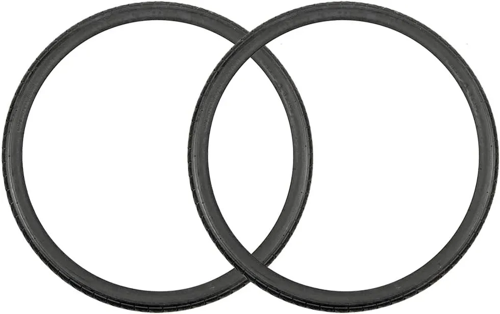 Comfort Commuter Cruiser Street Dirt Hybrid OEM Black Wire Bead Bicycle Tires 26 x 1.95 (Pair)