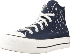 Converse Women's Chuck Taylor All Star Lift Sneakers, Into The Void/Egret/Mtl Lt GOL, Black, 7 Medium US