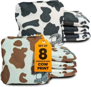 Cornhole365 - Stick & Slide - Professional Corn Hole Bag - Heavy-Duty Double-Stitched Polyester Fabric & Resin Filling for All-Weather - Versatile Regulation Size Cornhole Bean Bags - Set of 8