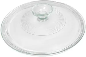 Corningware French White 2.5 Quart Fluted Round Glass Lid