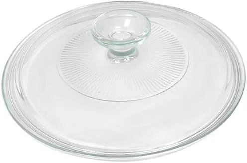 Corningware French White 2.5 Quart Fluted Round Glass Lid