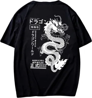 COZYEASE Men's Letter Graphic Tee Casual Short Sleeve Round Neck Summer Shirt Streetwear Top