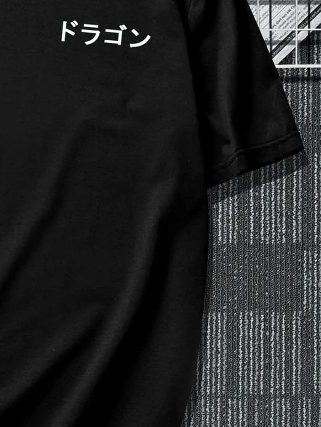 COZYEASE Men's Letter Graphic Tee Casual Short Sleeve Round Neck Summer Shirt Streetwear Top