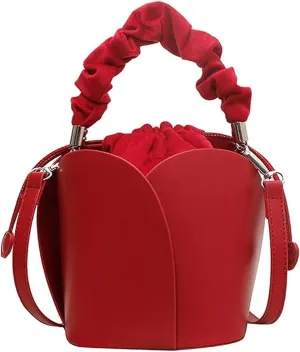 Creative Petal Bag,Large Capacity Design Shoulder Bags For Women,Petal Bag Noble And Elegant Purses Simple Romantic