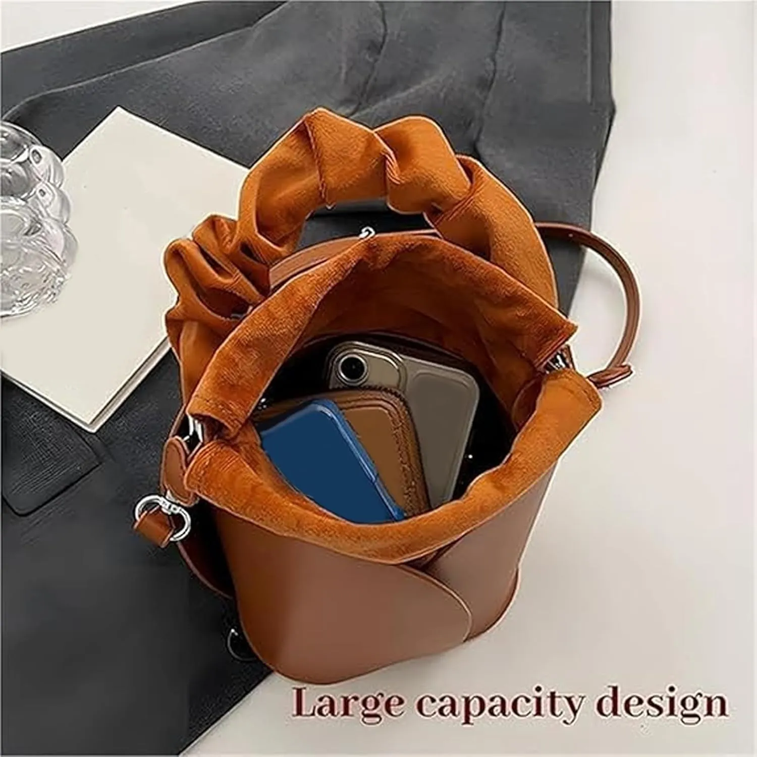 Creative Petal Bag,Large Capacity Design Shoulder Bags For Women,Petal Bag Noble And Elegant Purses Simple Romantic