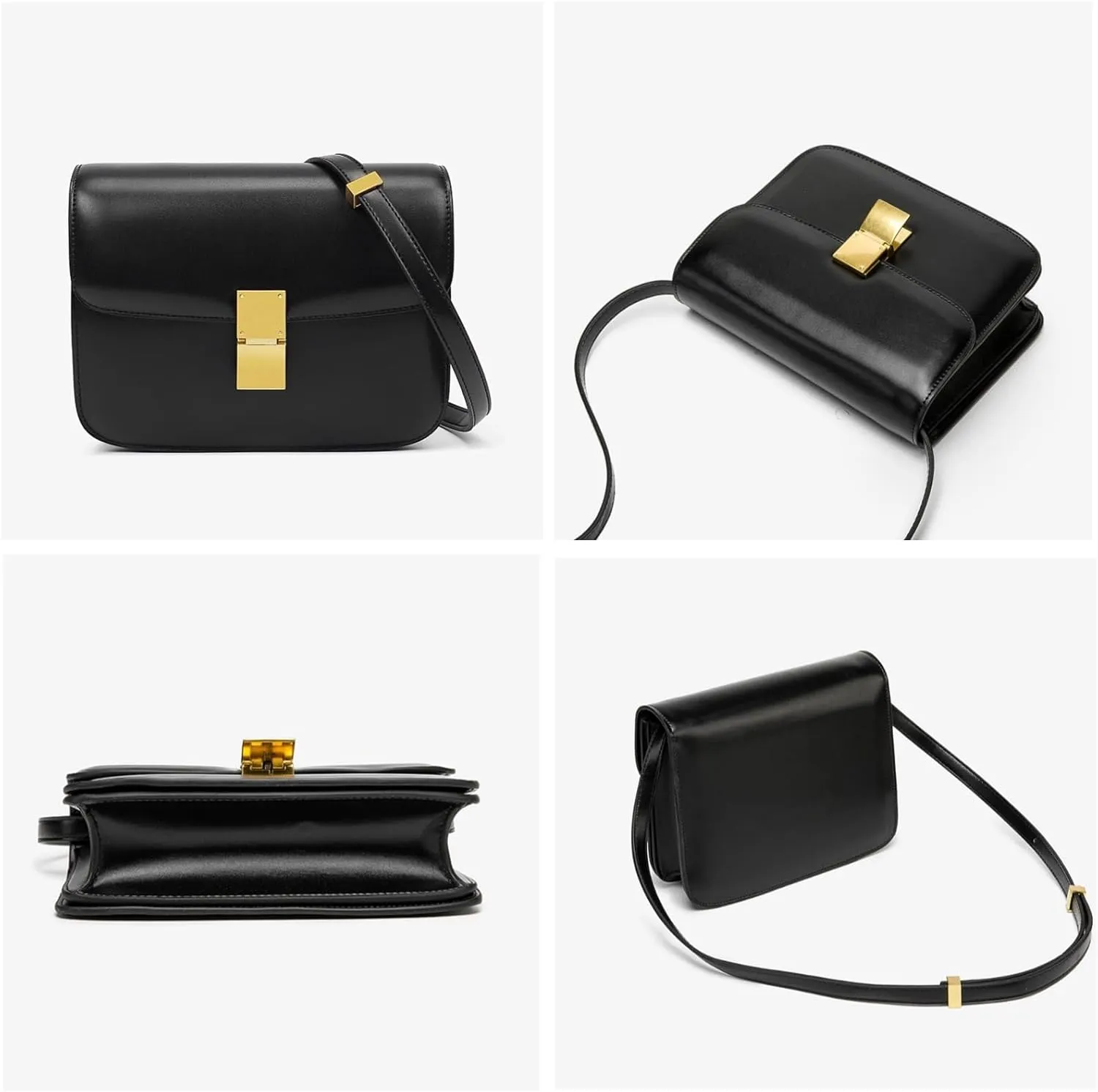 Crossbody Bag for Women PU Leather Square Purse Trendy Small Shoulder Bag Cute Ladies Cross Body Handbags 2024
