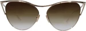 Dita - Revoir Gold Oval Women Sunglasses - 59mm