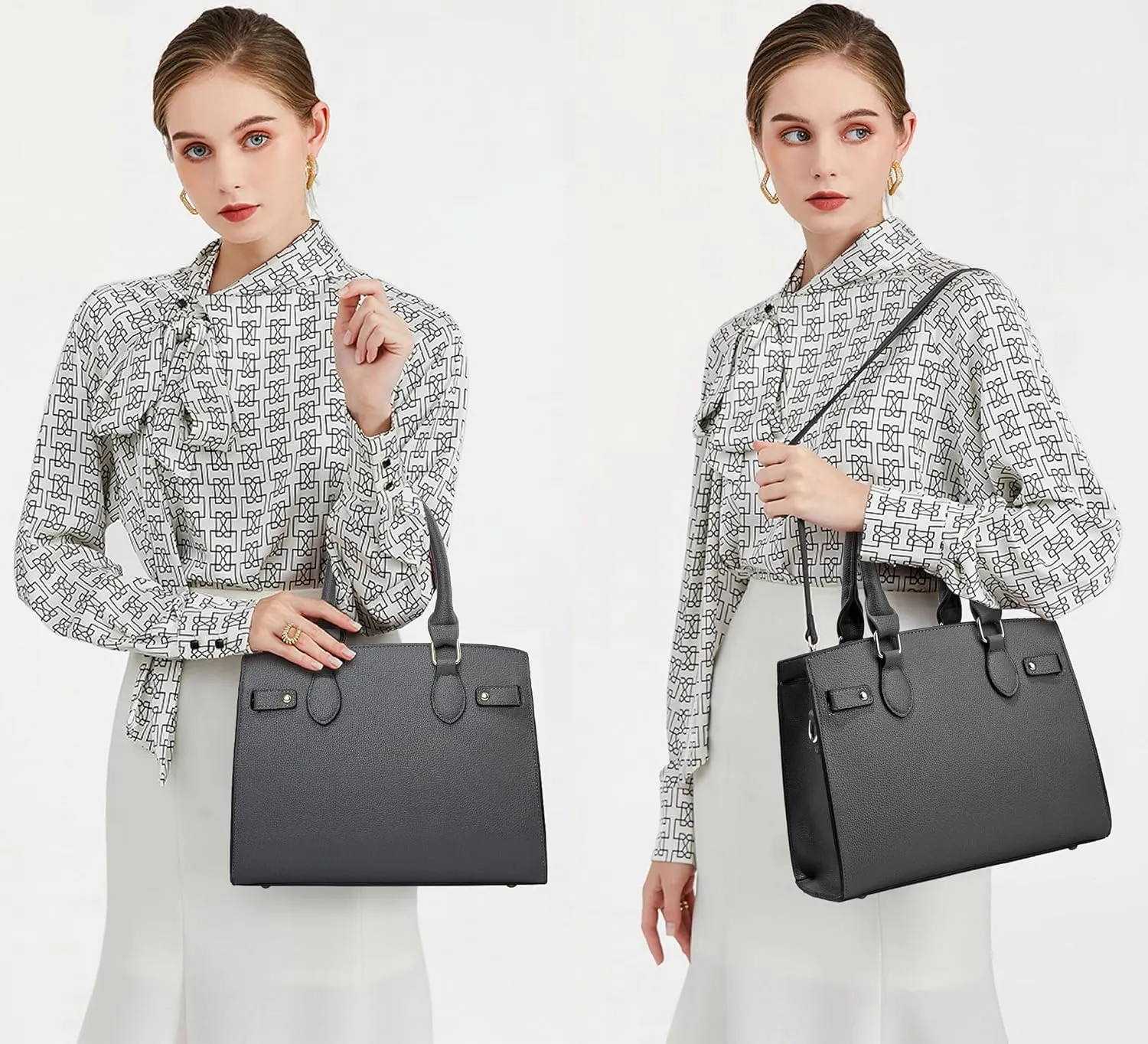 DMICXEL Tote Bag Crossbody Purses for Women Shoulder Handbag PU Leather Top Handle Satchel Bags