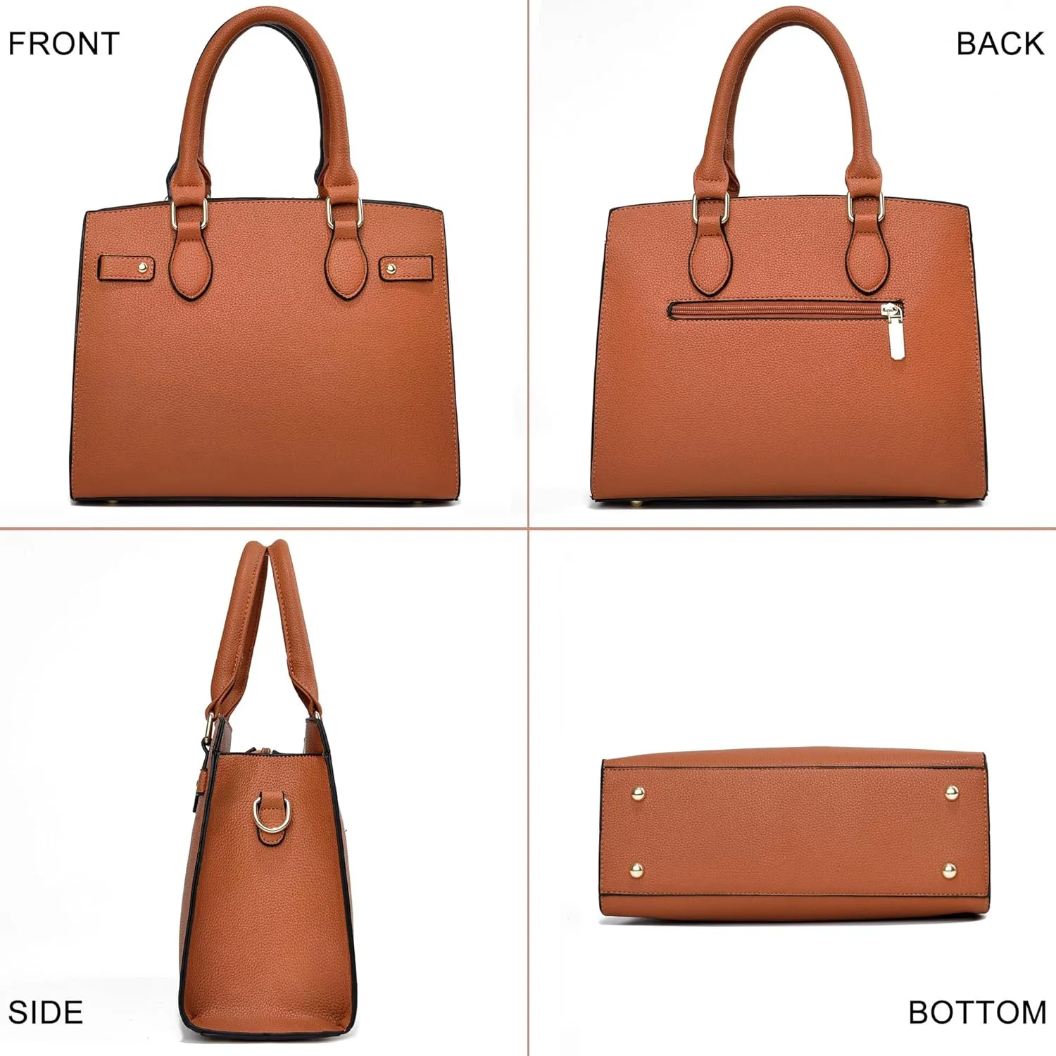 DMICXEL Tote Bag Crossbody Purses for Women Shoulder Handbag PU Leather Top Handle Satchel Bags
