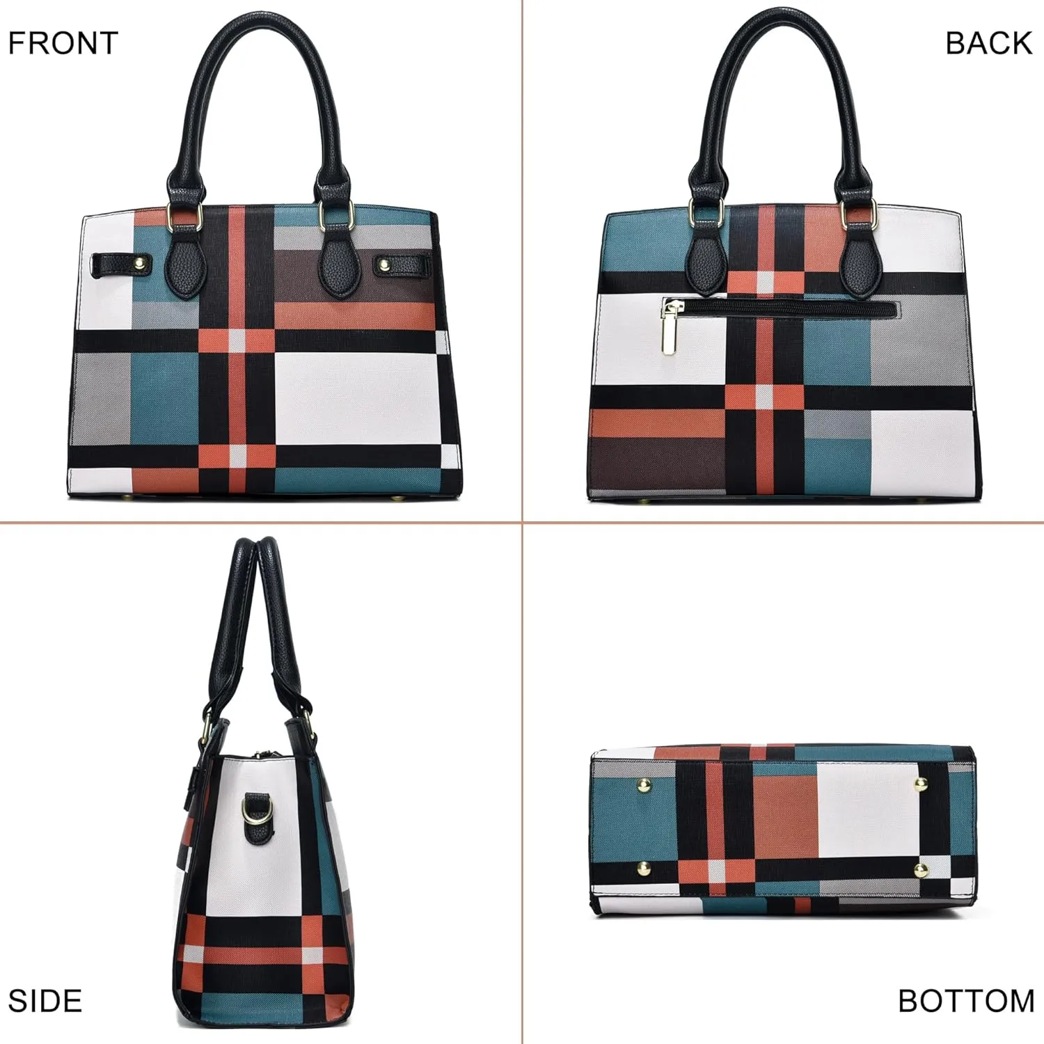 DMICXEL Tote Bag Crossbody Purses for Women Shoulder Handbag PU Leather Top Handle Satchel Bags