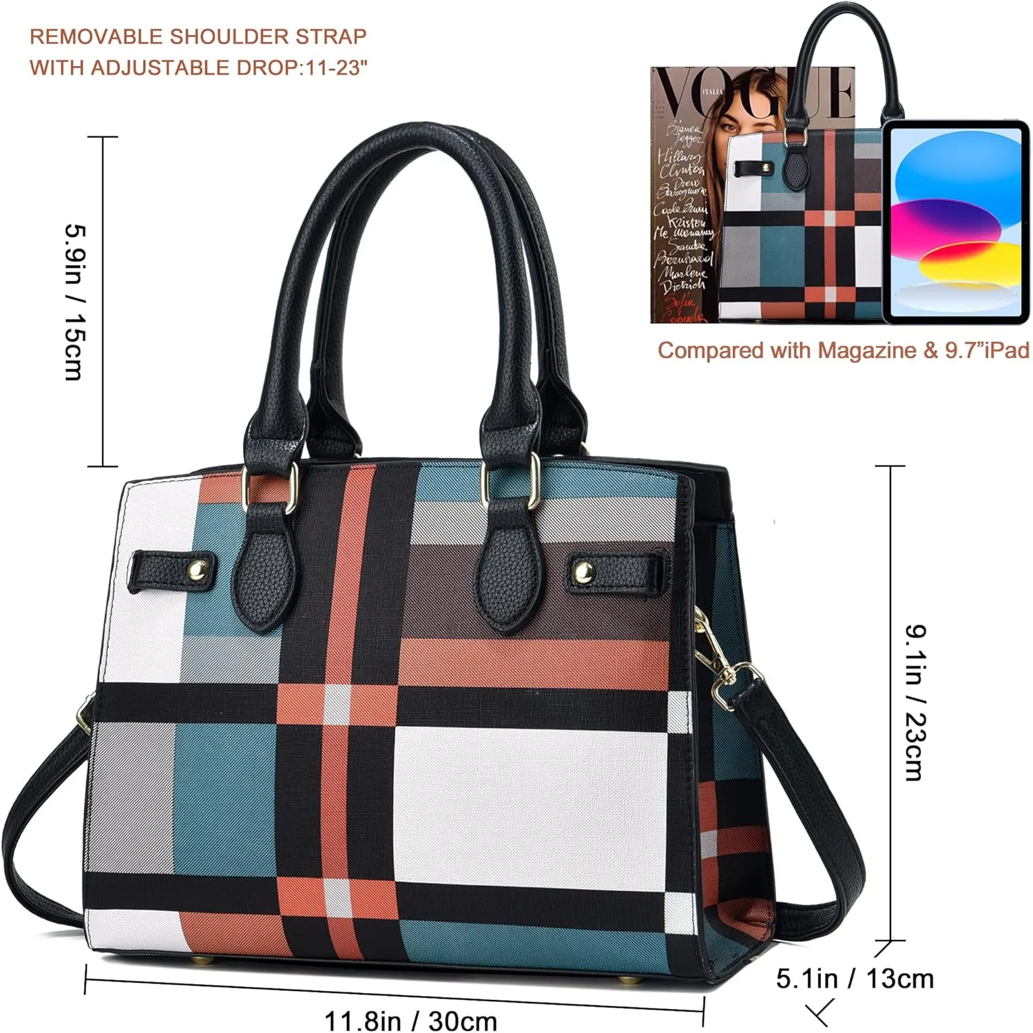 DMICXEL Tote Bag Crossbody Purses for Women Shoulder Handbag PU Leather Top Handle Satchel Bags