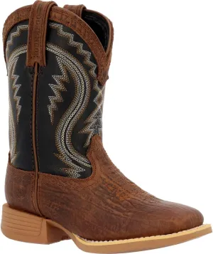DURANGO Boy's DBT0237C Boots, Acorn and Black Onyx, 2 Little Kid